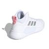 Adidas Neo Play9tis 2 Comfortable Casual Durable Mid-Top Skate Shoes Women Sneakers White Silver Pink FZ1043