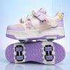 Kid's Four-wheel Roller Skating Shoes Walking Shoes Girl's Sports Shoes Roller Skate Sneakers for Boys