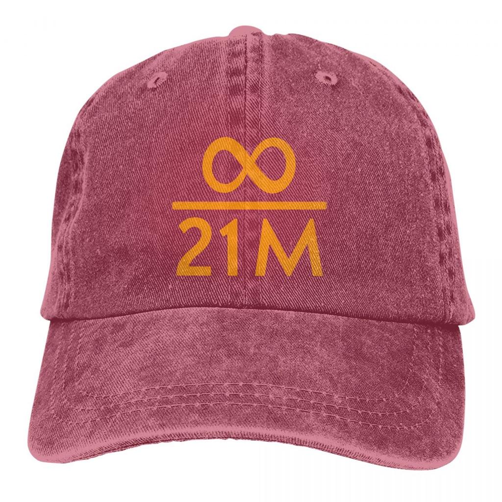 Infinity Divided By 21 Million Bitcoin Baseball Cap Bitcon Vintage Dad Hats Unisex Outdoor Adjustable Fit Hats Cap