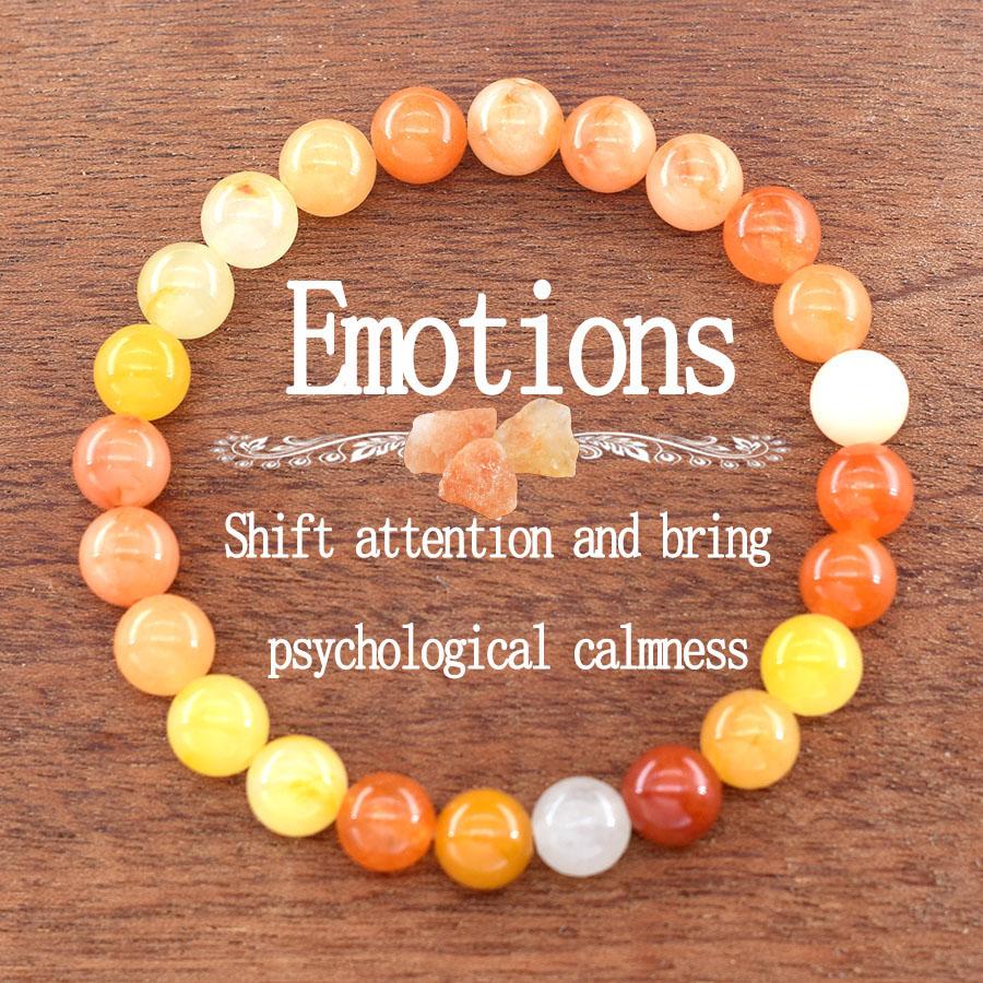 Natürliches Blaues Sandstein Runder Perlen Armband für Mann Mode Vintage Natürlicher Kristall Achat Schmuck für Frauen Yoga Meditation Geschenk