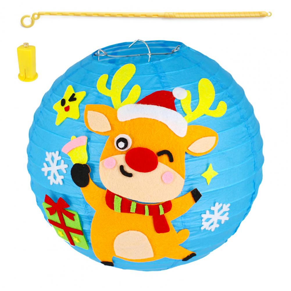 Hot Air Balloon Paper Lanterns Colorful Christmas Decorations Festive Christmas Lantern Decorations for Home Party Diy Craft