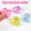 Love Heart Maltose Aurora Fidget Squishes Slow Rising Stress Relief Ball Aurora Glitter Squishy Toy Anti Stress Sensory Toy