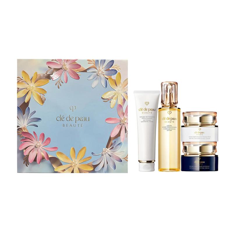 CPB Key Diamond Cleansing Day and Night Cream Skin Care Set Moisturizing and Replenishing Four-piece Set Diamond Cleansing Day and Night