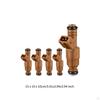5Pcs Fuel Injector 0280155831 Metal for Volvo V70 2004 L5 2.5L 2.5T Awd