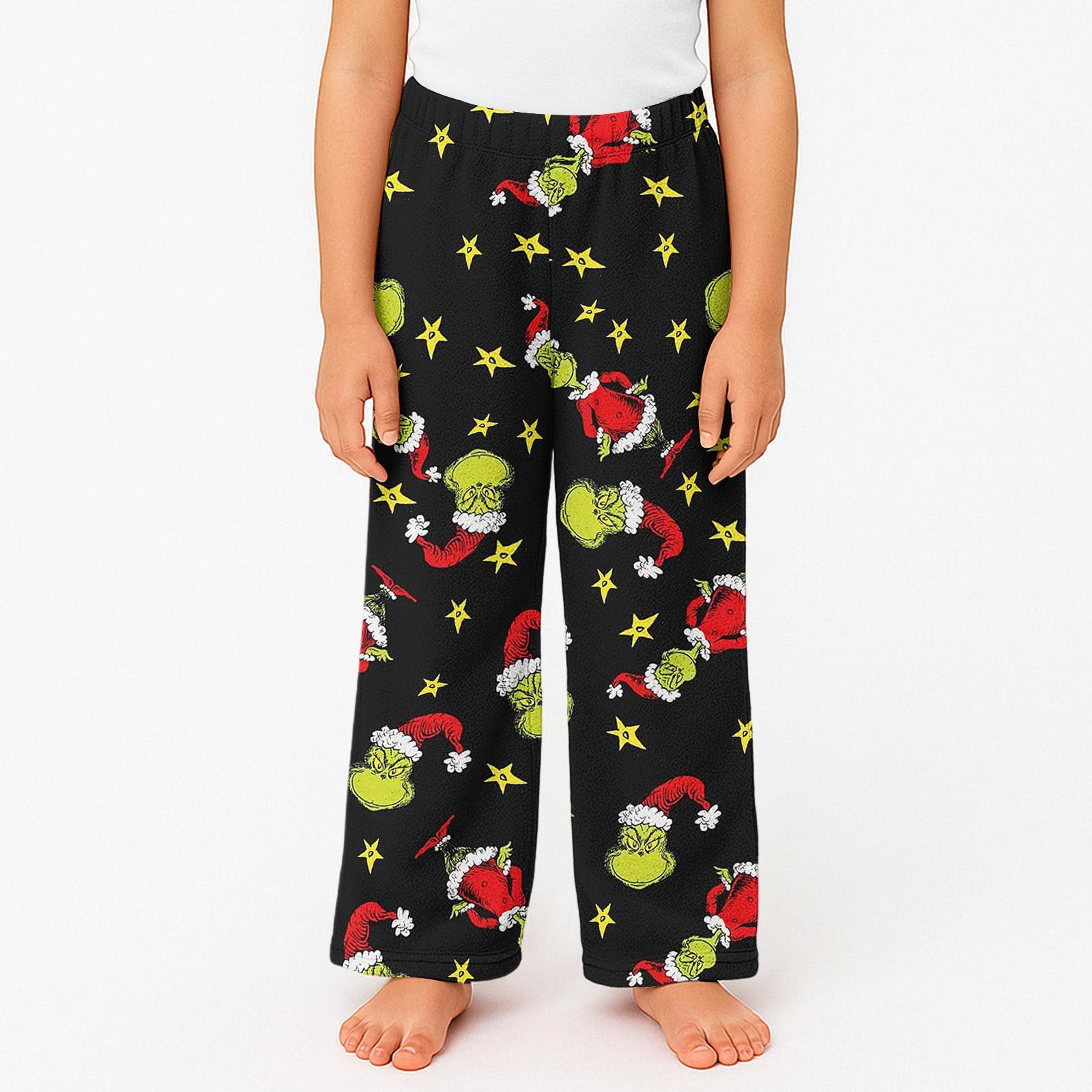 

Детские зимние брюки Длинные брюки с принтом 150 чёрный