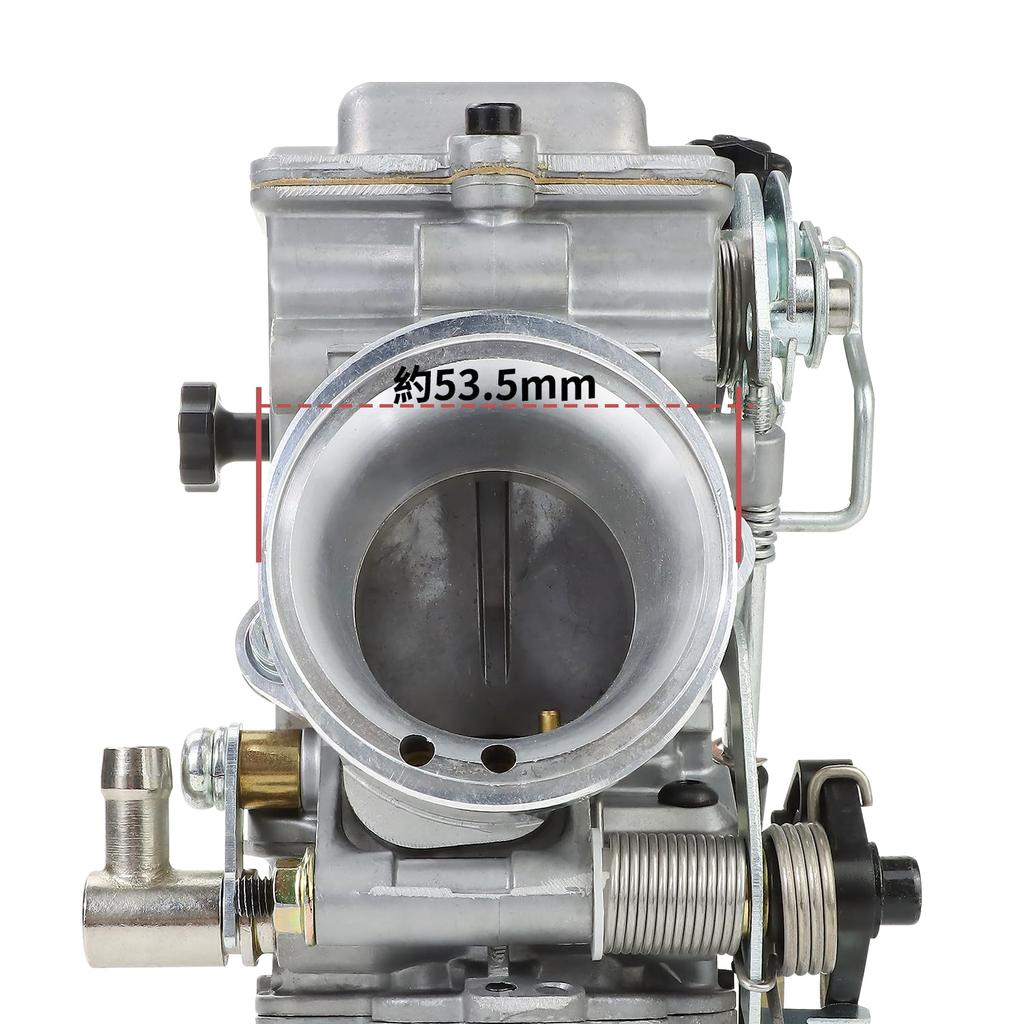 Jetsetmoto FCR35 35mm Motorcycle Carburetor for Keihin Repair and Universal Fit for Motorcycles Carburetor, Zinc-Made FCR, Replacement, 200cc-350cc