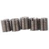5Pcs Stainless Steel Thread Repair Insert Kit Thread Adapters Sleeve Reducing Nut for M10 12mm Male To M8 Female