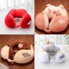U Shaped Cartoon Airplane Neck Pillow Travel Head Rest For Office And Commuting