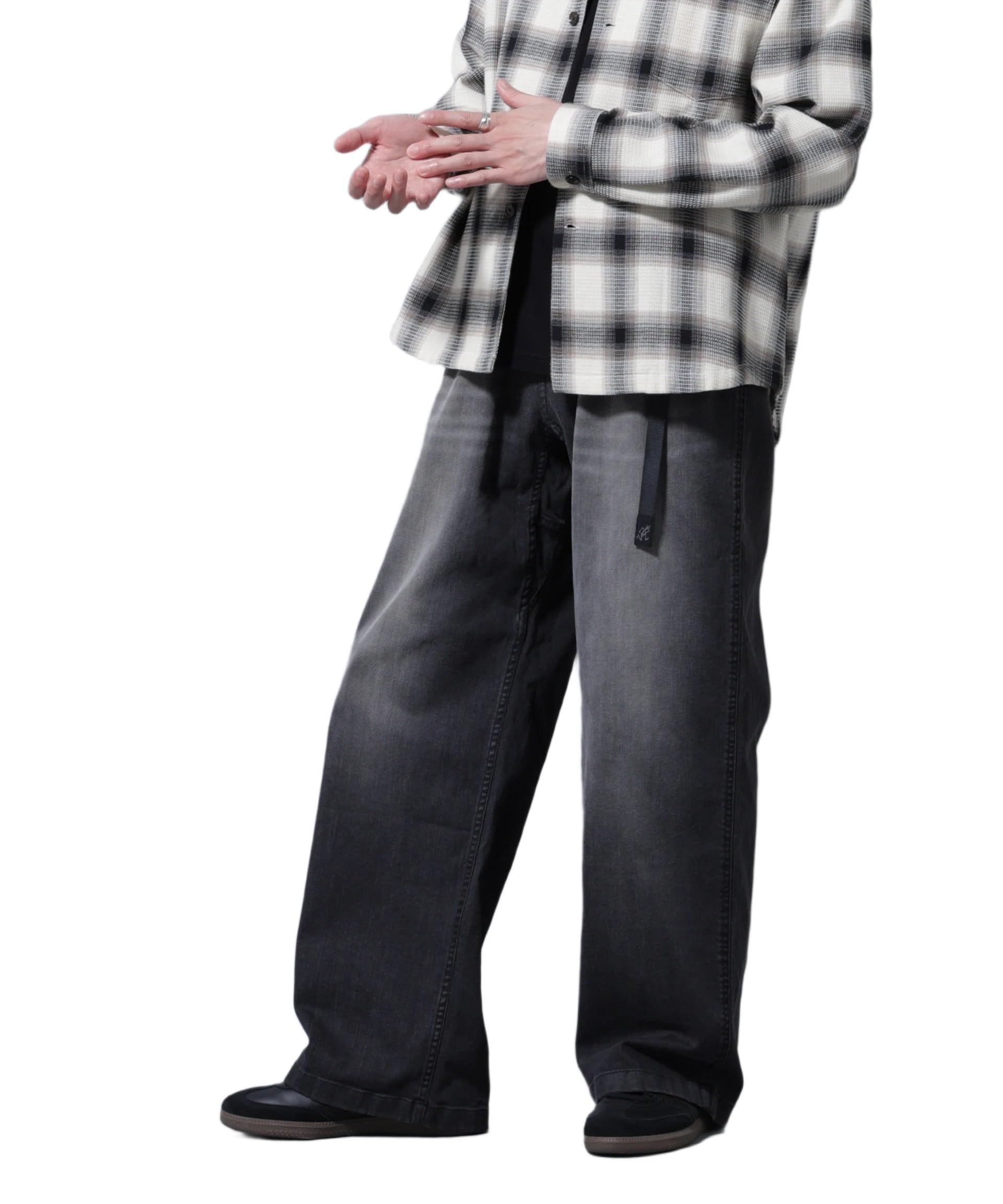 

Nano Universe Gramicci/Специальный заказ ДЖИНСЫ БАГГИ, Мужские, Размер M, 010, Черный, 670-5227133