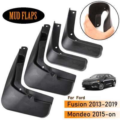 Car Mudguards For Fusion//Mondeo Molded 2013-2018 Car Mudguards Fender Mud Flaps Splash Mudguards Guards Accessories Front and Rear Set of 4Pcs