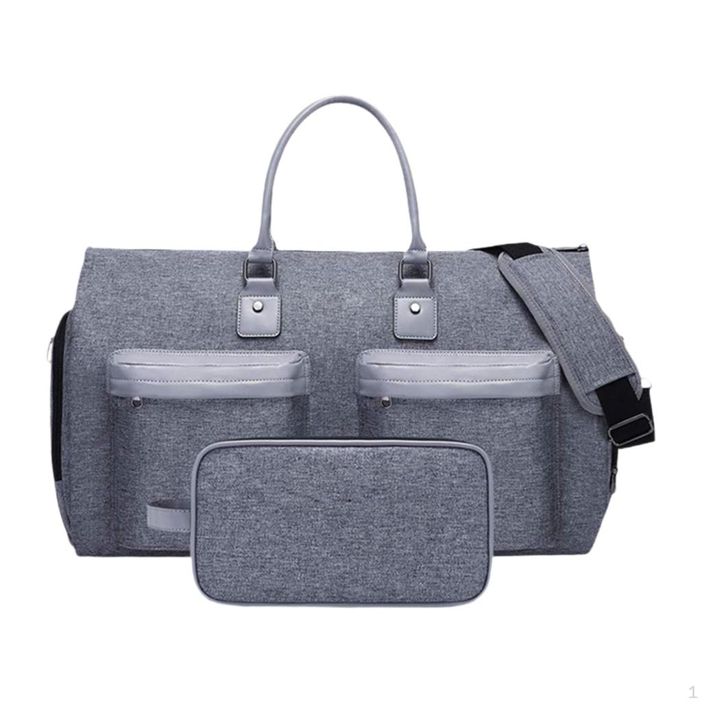 Kleidertasche Duffelbag Geschäftsreise Tragbar mit Schuhfach Schulter für Herren Handgepäck