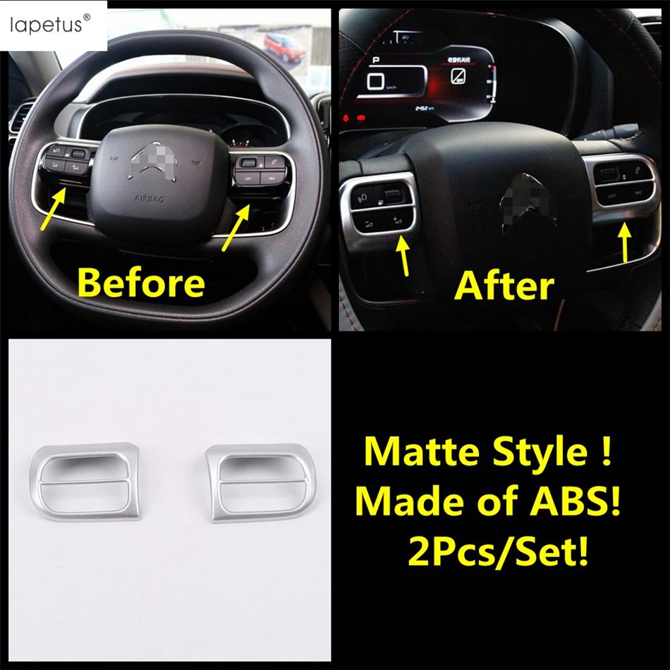 Dashboard AC Air Outlet Vents / Gear Shift Head / Handle Bowl Cover Trim Matte Accessories For Citroen C5 Aircross 2018 - 2024