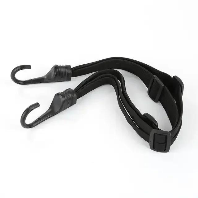 60/90/120cm Motorcycle Helmet Straps Hook Luggage Straps Retractable Elastic Rope Adjustment Fix Buckle Rope Accessorie
