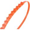 Low Temperature Resistant 10 Pcs/Set Reusable Tire Chains, Easy to Install Wheel Chains, Orange Colour for Car Truck Snow Chains Car Snow Chains for