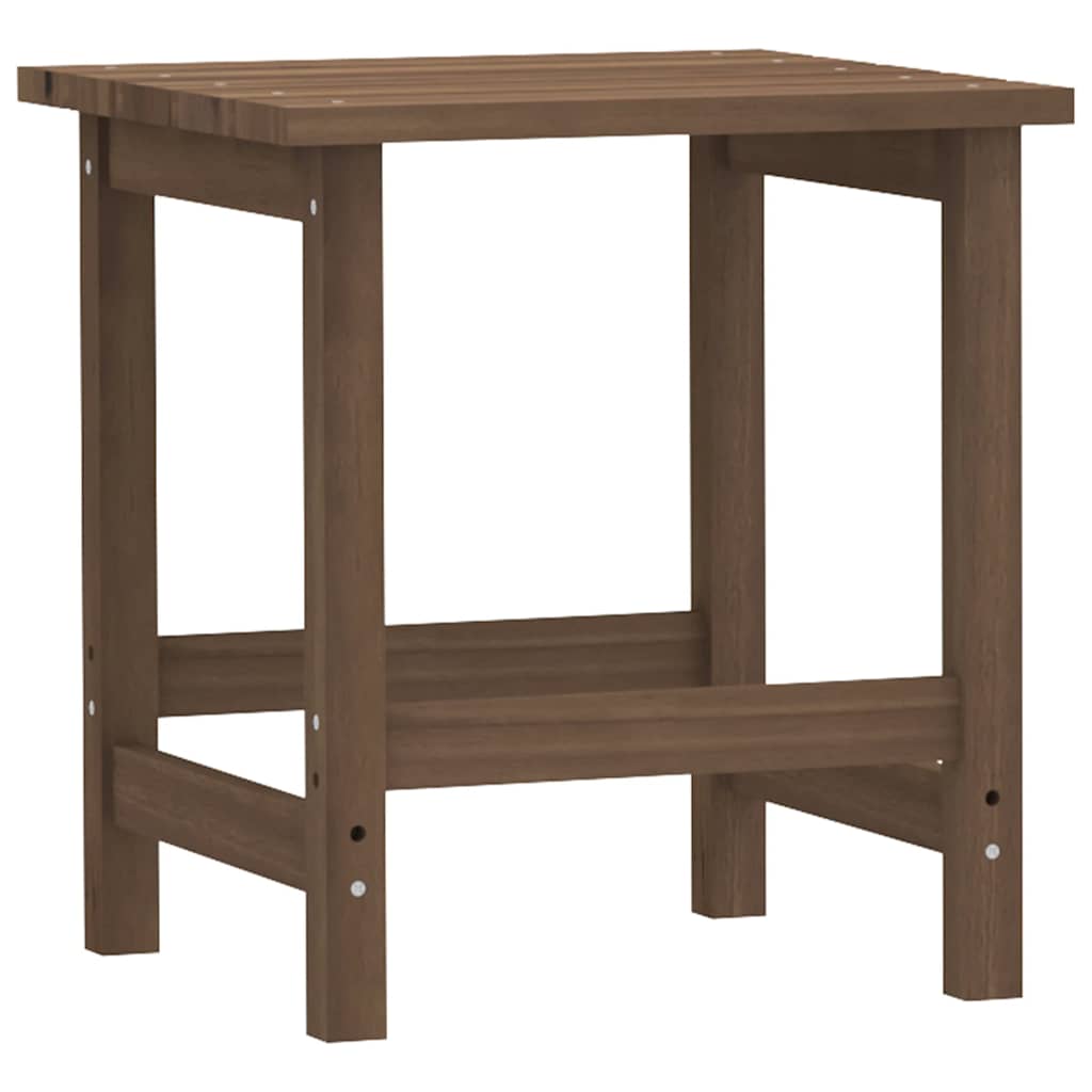 Vidaxl Adirondack Garden Chair with Table, Fir, Brown