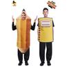 Halloween Adult Funny Pencil Notebook Costume Party Outfit Stage Performance Cosplay Suit, for Role Play, Stage Show