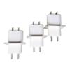 Home Electronic Microwave Oven Magnetron Filament 4 Pin Socket Converter White