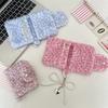 Korean Fashion Wallet Cute Pink Leopard Print Card Holder for Women Girls Portable Small Storage Bag