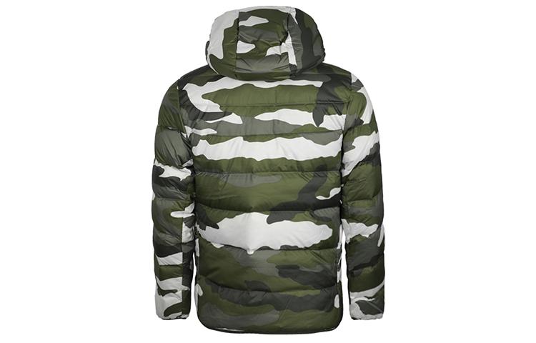 Nike Down Jackets Men's Green Camouflage Hooded Moderate Other BV4764-222
