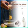 Mini Coffee Foamer Stainless Steel Electric Stirrer Egg Beater Handheld Milk Frother Blender Portable Fast for Home Cooking Tool