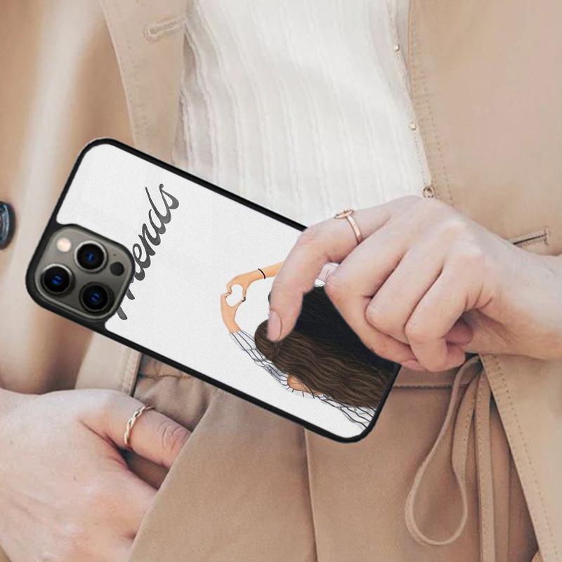 Girls Bff Best Friends Forever Always Magnetic Phone Case For APPLE iPhone 17 Air 16 14 13 12 Pro Max 15 Plus MagSafe Cover