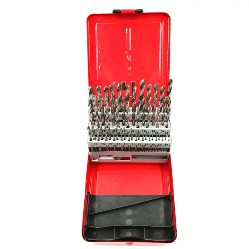 Zhijinlian High-Speed Steel Straight Shank Twist Drill Bit Set