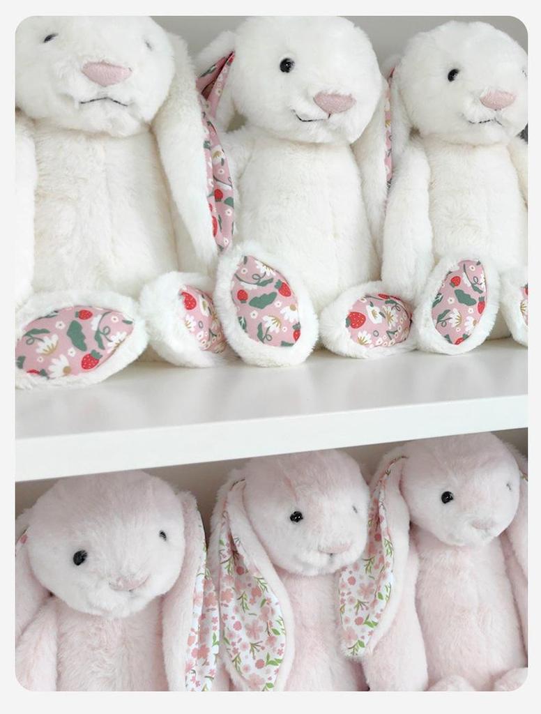 Jellycat UK Floral Bonny Bunny Plush Toy - Star Rabbit Doll, Perfect Easter Children's Gift