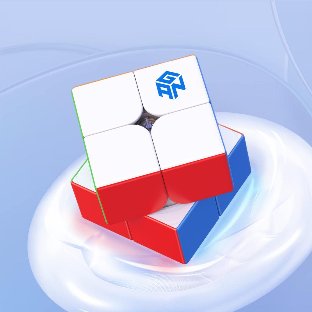 GAN 251 2x2 Speed Competition Gun Cube 51mm for Beginners V2, (Stickerless)