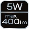 Headlamp 400 Lum, Zoom, CREE R5, 3xAAA