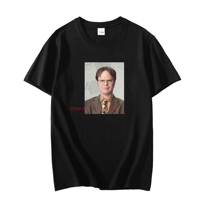 Dwight Schrute The Office Tribute Unisex Oversized Tshirt Cotton T Shirt For Unisex Short Sleeve Tshirts Summer Unisexs Clothing
