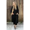 Spring New Plus Size 2 Pieces Set Women Cotton Linen Shirt + High Waist Loose Long Pants Outfit