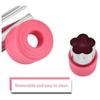 Vegetable Fruit Cutter Set Stainless Steel Mini Pie Cookie Cutters with Anti-Slip Handles for Kids Baking, 3 Colors