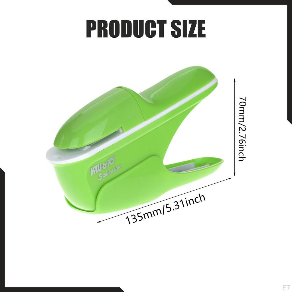 Holeless Compact Staple up to 8 Sheets Binding No s Paper Clinch for School Newspapers