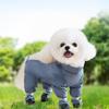 Anti-Slip Adjustable Straps Pets Dustproof Pants with Suspender Anti-Slip Dog Paw Protector Shoes for Puppy Small Dogs