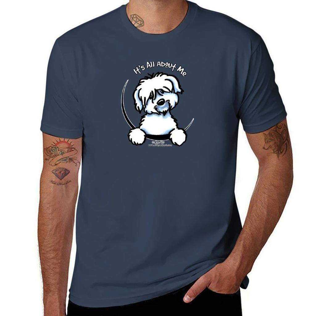 Coton De Tulear :: It's All About Me T-Shirt T Shirt Man Casual T Shirt Man Cotton T-Shirt