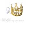 Funkelnde Haustierkrone, verstellbare Katzenkrone mit Kordelzug und Strass-Tiara für Katzen und kleine Hunde, Cosplay-Party-Foto-Requisite