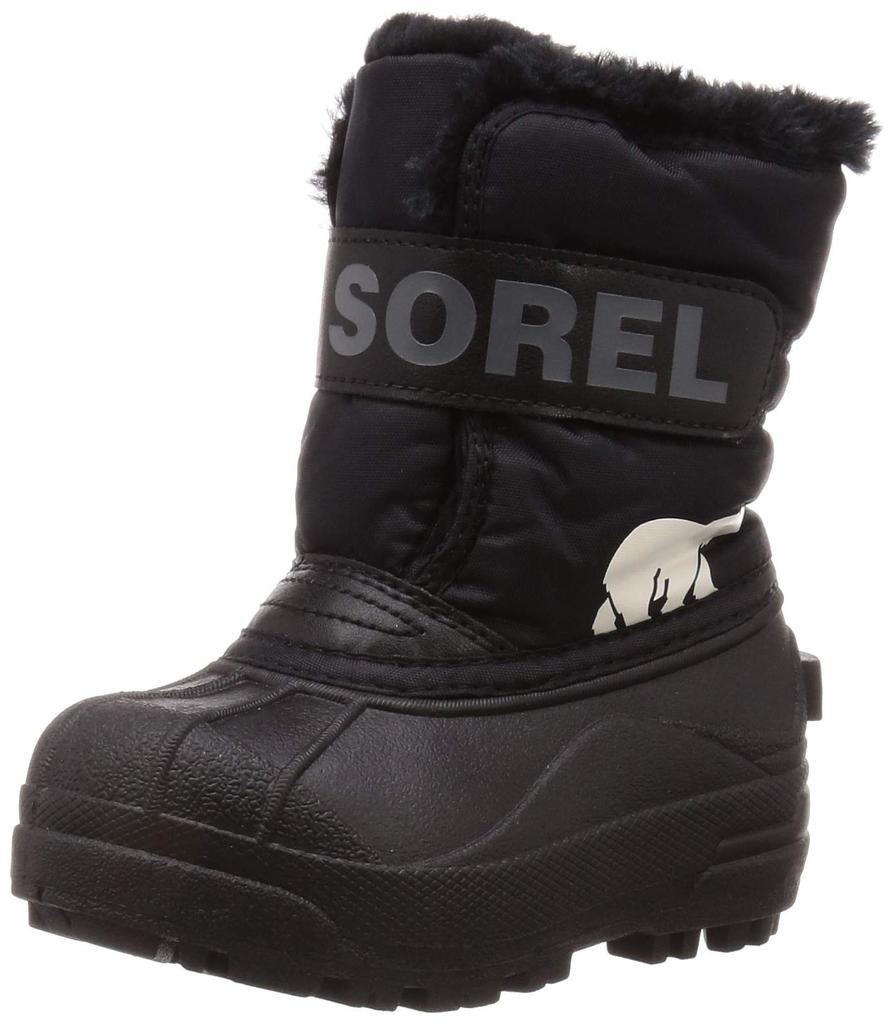 Sorel Kids Snow Commander NC1960 Снежные Размер Черный Ботинки, 17см,
