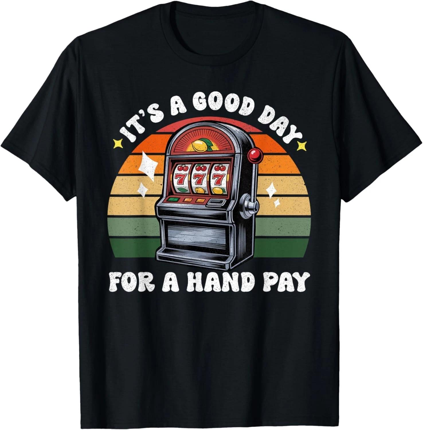 

Hand Pay Lovers Retro Slot Machine 777 Vintage Casino T-Shirt unisex T-Shirt S