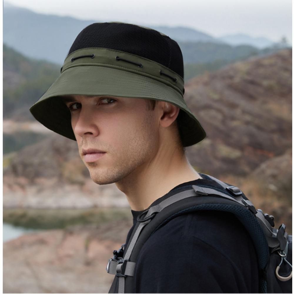 Unisex Fisherman Hat for Summer Outdoor Mountaineering Fishing Sun - blocking Breathable Ideal for Men and Women Stylish Outdoor
