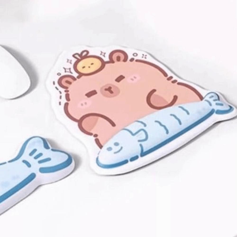 Creative Cartoon Mouse Pad Soft Keyboard Pad Cute Wristband Mouse Mat  Computer Accessories
