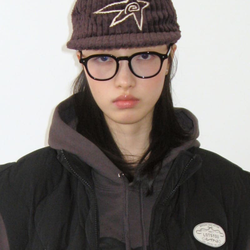 

LOTS YOU lotsyou_Barrymore Fluffy Cap Dark Brown OS