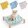 Cartoon Pet Camp Bed Sheet Dirt Resistant Removable Pet Bed Sheet Replacement Washable Wear-resistant Pet Swing Sheets