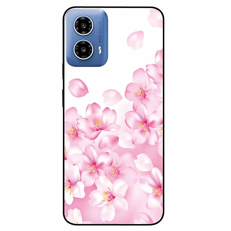 For Moto G34 5G Case G 24 Soft Silicone Fashion Animals TPU Bumper for Motorola Moto G24 G04 Painted Phone Covers Luxury Capa