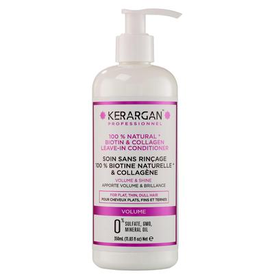Leave-in-Pflege mit Biotin und Kollagen – verleiht Kraft und Glanz – für strapaziertes Haar – frei von Sulfaten, Parabenen und Silikonen – 350 ml