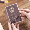 1-3 Piezas Funda Protectora para Pasaporte Transparente Mate, Estuche Impermeable para Documentos de Material PVC