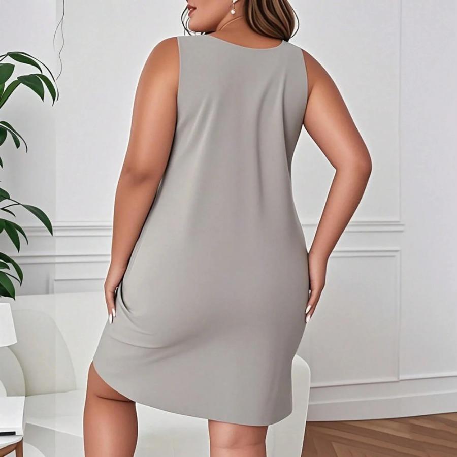 Summer Butterfly Print Womens Dresses Cute Sleeveless Crew Neck Tank Dress Breathable Y2k Ladies Clothes Woman Clothing Tops