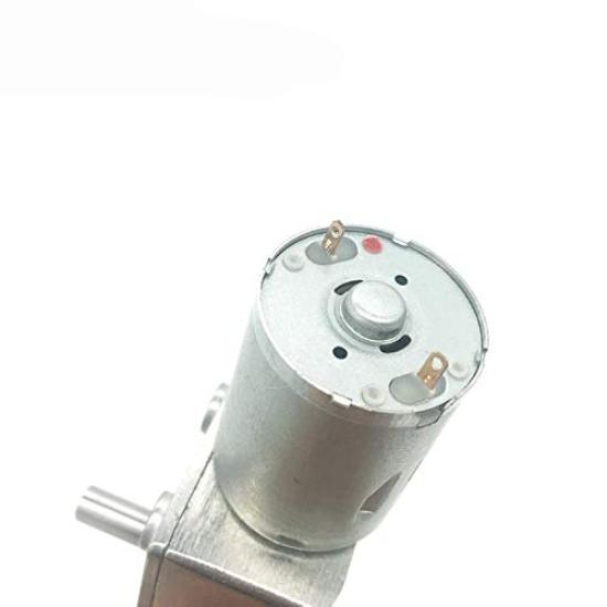 Electric Gear DC 12V Mini Gearbox Worm High Motor, 66RPM, Motor, Motor, Torque, Reverse, Self-Locking (12V 66RPM)