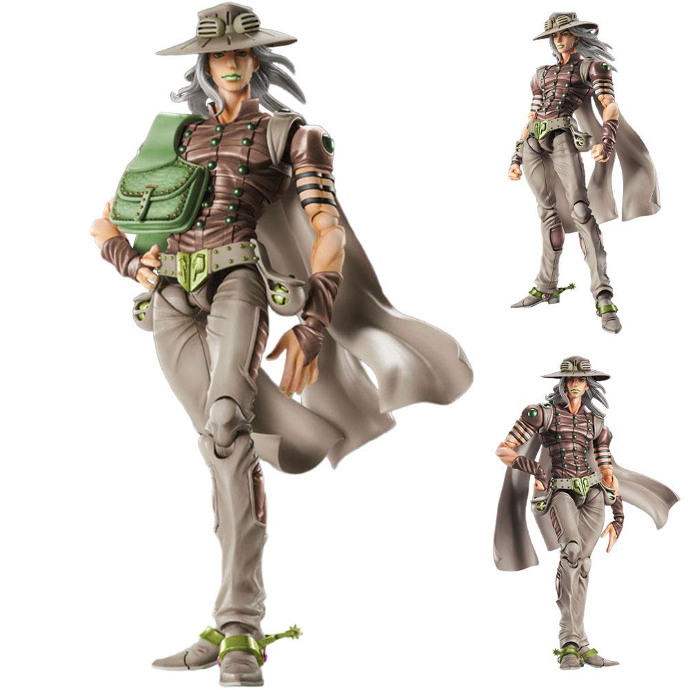 

JOJO Фигурки Аниме Gyro Zeppeli Фигурка Действия Статуя Приключение Gyro Zeppeli Фигурка Коллекционная кукла съемная Модель Игрушки Подарки 16CM
