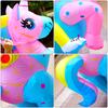Colorful Unicorn Knight Inflatable Costume - Colorful Halloween Christmas Party Role Playing Set, Suitable for Height 150-190cm