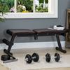 Dumbbell Barbell 2 In 1 20 Kg 8 Weight Plates Rustproof Iron Black 95 X 16 X 16 Hcm
